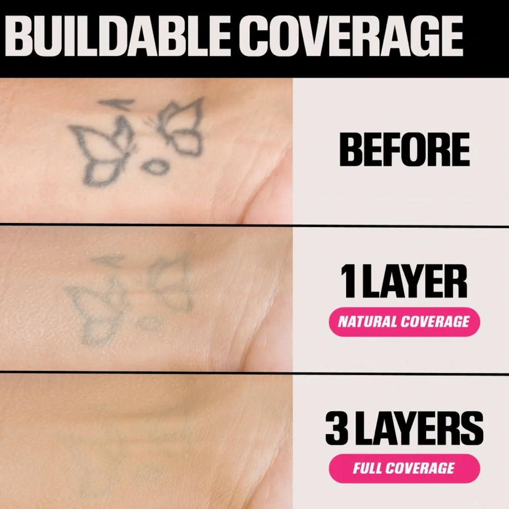 💎 HUDA BEAUTY Easy Blur Natural Airbrush Foundation with Niacinamide Lava Cake